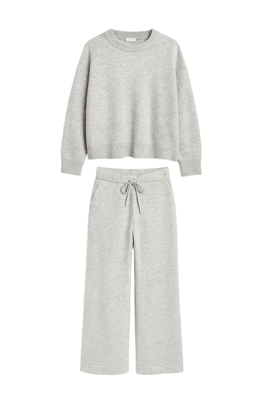 Backless Knit Set